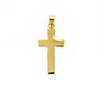 Plain Gold Vermeil Cross Pendant