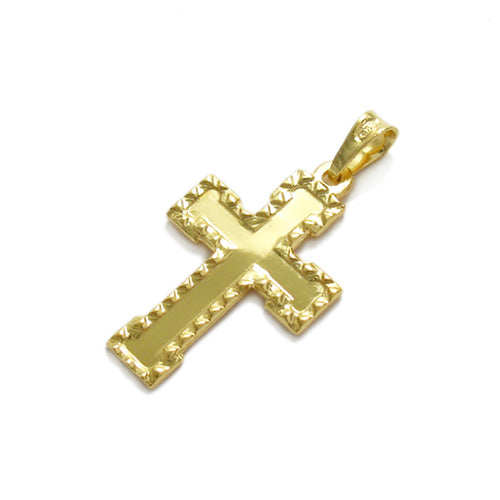 Gold Vermeil Cross Pendant