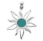 Turquoise Sun Pendant