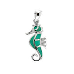 Turquoise Seahorse Pendant