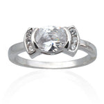 Oval CZ Ring