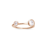 Two CZ Stacking Ring
