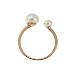 Rose Freshwater Pearl Cuff Ring