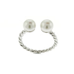 Freshwater Pearl Rope Cuff Ring