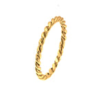 Gold Vermeil Rope Band