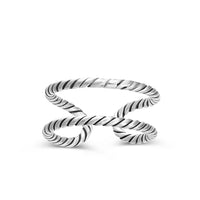 Open Twist Cage Ring