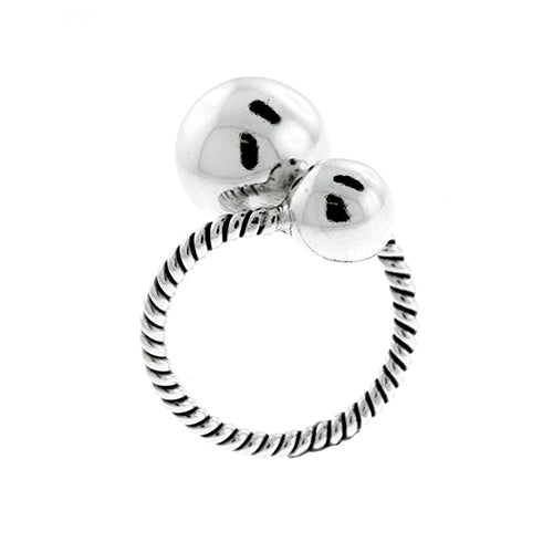 Rope Double Ball Ring