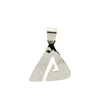 Hammered Triangle Pendant