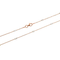 Rose Gold Satellite Bead Chain
