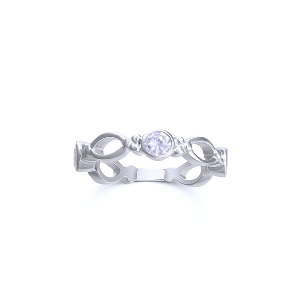 Round CZ and Oval Band