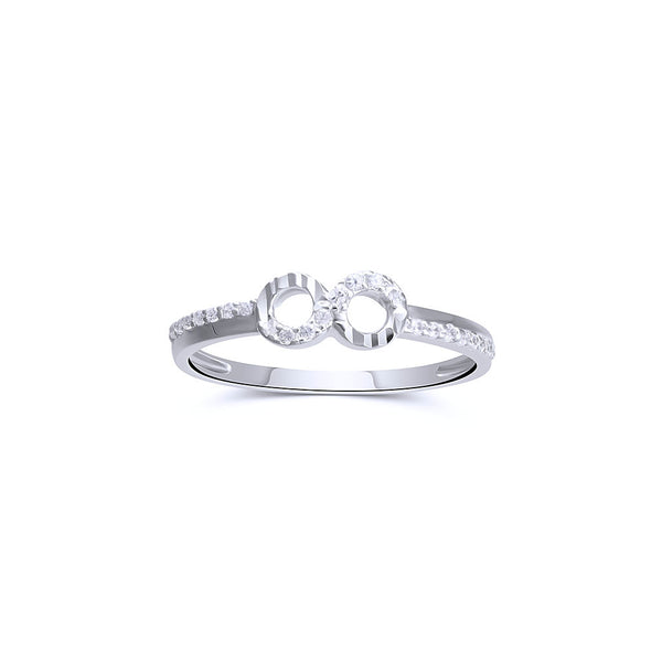DC CZ Infinity Ring