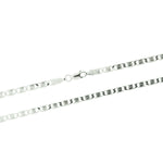 Rhodium 3mm Valentino 080 Chain