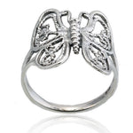 Wire Butterfly Ring