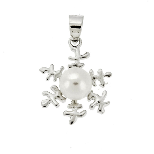 Pearl Snowflake Pendant