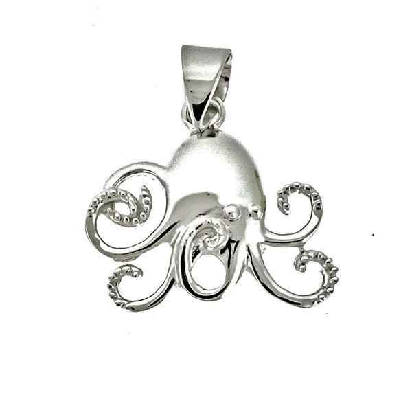 Octopus CZ Pendant