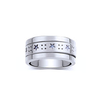 Star Spinning Band Ring