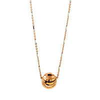 Rose Gold DC Bead on Chain