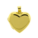 Gold Vermeil Heart Locket Pendant