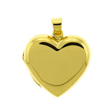 Gold Vermeil Heart Locket Pendant