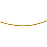 Gold Vermeil 1.5mm Round Omega Necklace