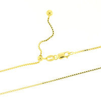 Gold Vermeil Adjustable Box Chain