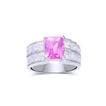 Pink Ruby CZ Ring